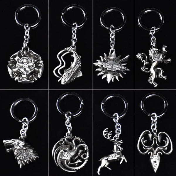Game of Thrones Jon Snow targaryen keychain 2017