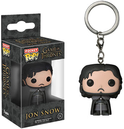 Funko POP Game of Thrones Jon Snow Pocket  Keychain Key Ring Hanger