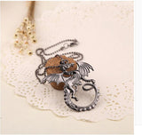 New Arrival high quality jewelry ice song and fire necklace Game Of Thrones Targaryen dragon necklace collar badge