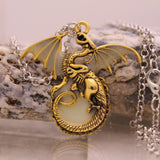 Game of Throne dragon Punk Luminous Dragon Pendants & Necklaces GLOW