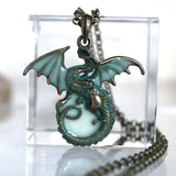 Game of Throne dragon Punk Luminous Dragon Pendants & Necklaces GLOW