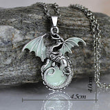 Game of Throne dragon Punk Luminous Dragon Pendants & Necklaces GLOW