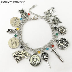 Game of thrones charm bracelet