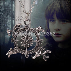 Inspired Crest Pendant Necklace