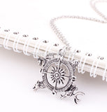Inspired Crest Pendant Necklace