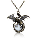 Game of Throne Dragon Punk Luminous Dragon Pendants & Necklaces Glow