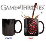 Game of Thrones Targaryen Mugs Mark Color Changing