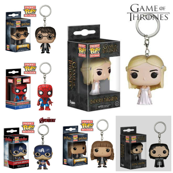 Marvel Funko Pop game of thrones keychain