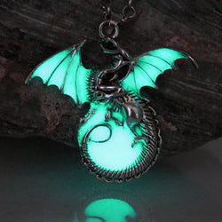 Game of Throne dragon Punk Luminous Dragon Pendants & Necklaces GLOW